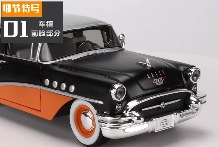 Maisto 1:24 литая под давлением металлическая модель автомобиля игрушка для Buick 1955 век вне права классические автомобили Новинка в оригинальной коробке коллекция для мужчин подарок