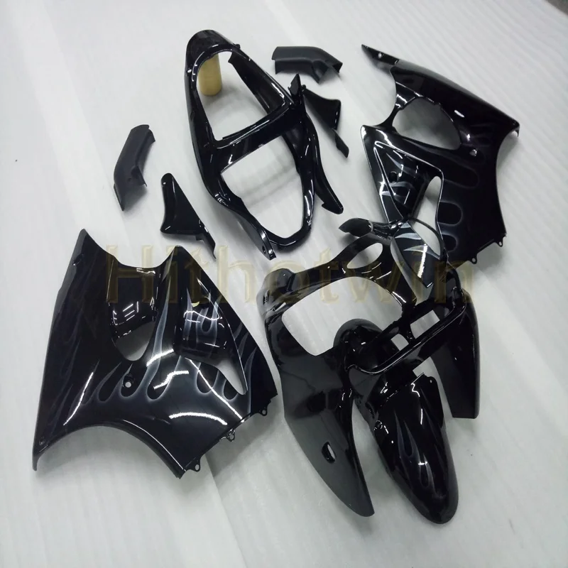 C Пользовательские мотоцикла хомут для Kawasaki ZZR600 05-08 ZX-6R 636 2000 2001 2002 моторные Обтекатели литья под давлением Светильник Цвет синий, черный; Большие размеры 34–43 - Цвет: C