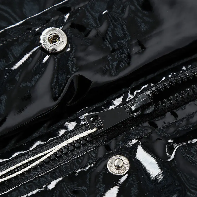 VKBN Windbreaker Girls Long Paragraph Autumn 2018 New Pattern Tide Brand Hip-hop Easy Ins Even Hat Loose Coat Woman Coats