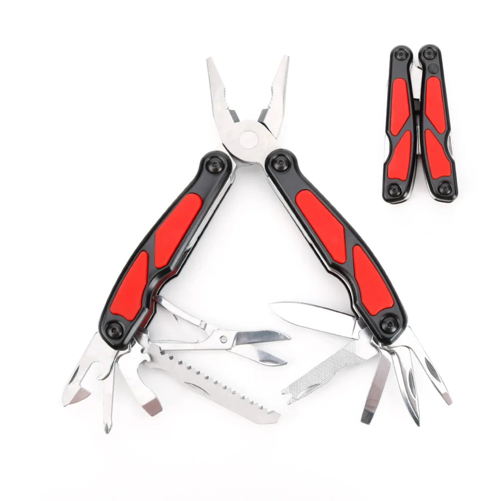 

Multitools Folding Plier EDC Scissors Camping Fishing Multi Tools Plier Screwdriver Bits Multifunctional Tool Knife Survival New