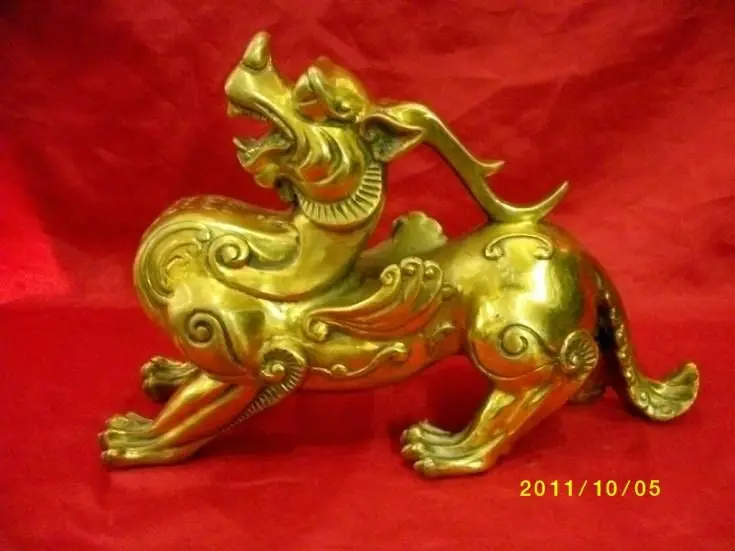 

Copper Large single pi xiu decoration home decoration