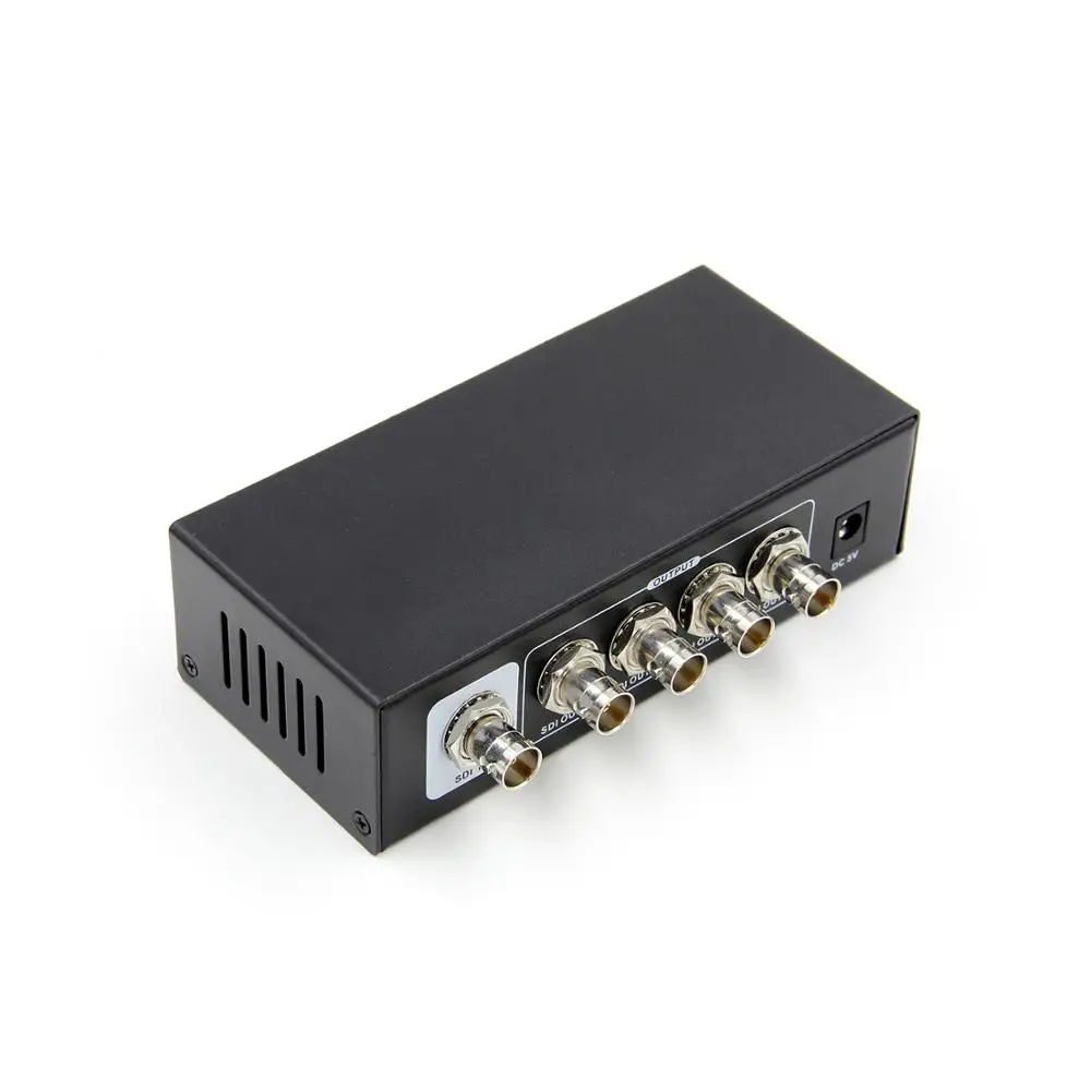 HD сплитер SDI 1x4 сплиттер усилителя 4 способ SDI HD без потерь распределения сигнала на 4 output разделитель splitter SDI 1 input 4 output SDI