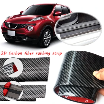 

Carbon Fiber DIY Car Threshold Sticker Anti-Wear Universal Bumper Strip Car Accessories for BMW E36 X1 X2 Audi A3 A4 Ford Shelby
