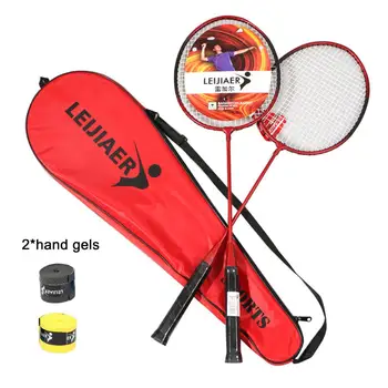 

2pcs Badminton Rackets for Beginner Training Outdoor Sports