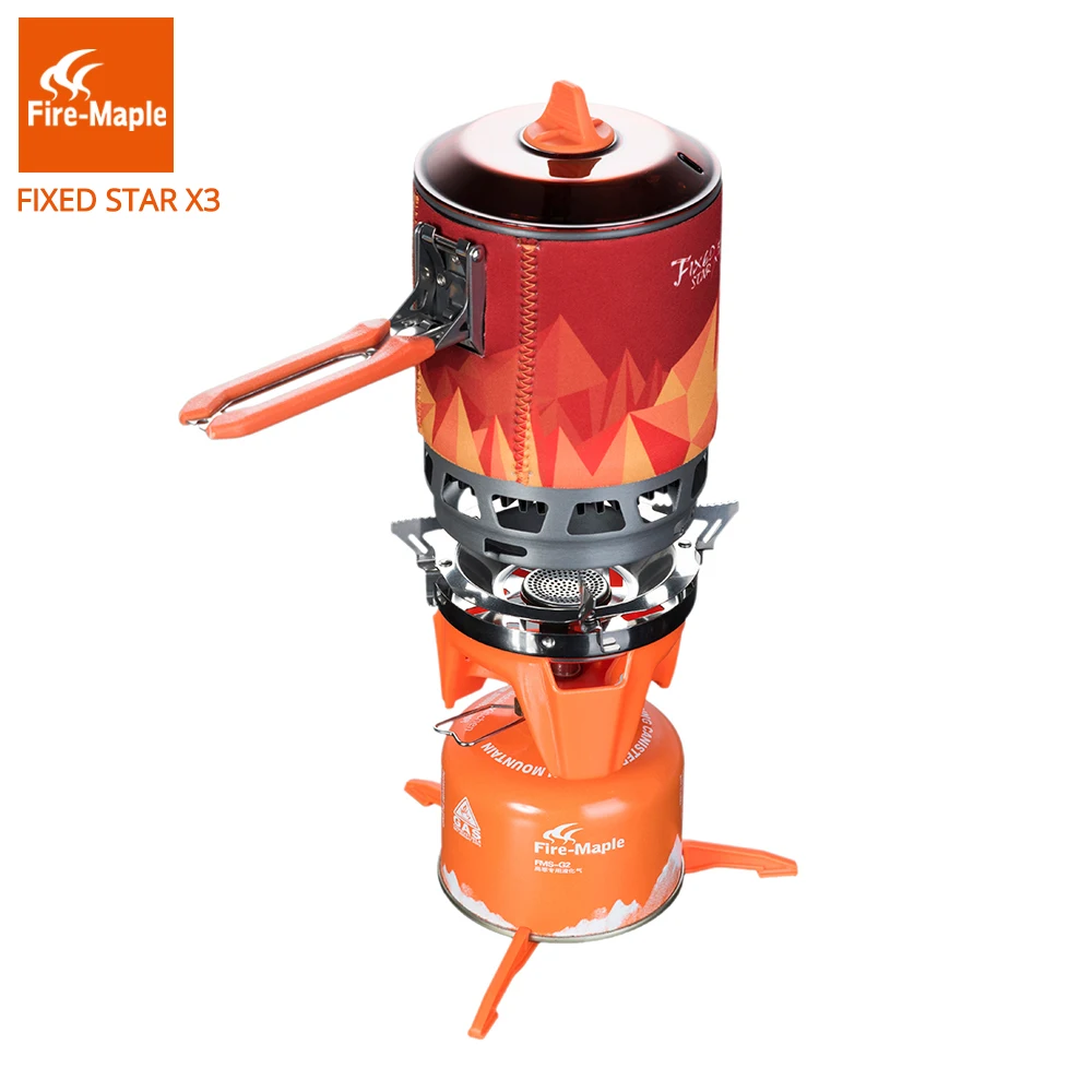Газовая плита Fire Maple для 1 человека система приготовления пищи на открытом