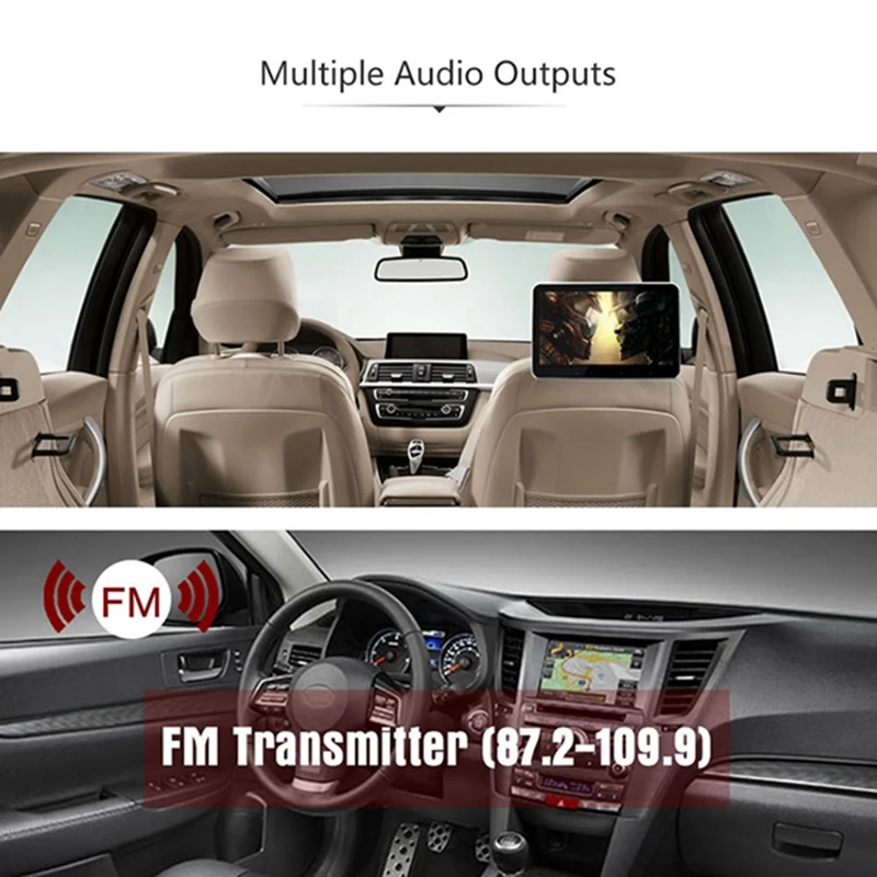 10 дюймов подголовник автомобиля мультимедийный видеоплеер HD Экран