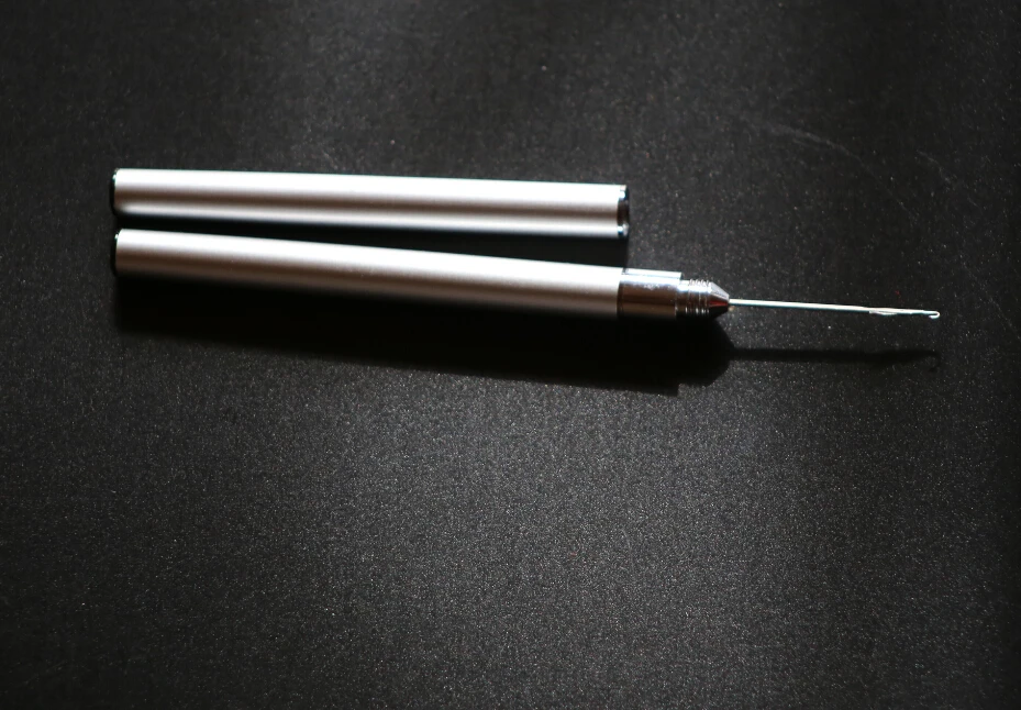 Алюминиевый микро бисер для наращивания волос нитковдеватель Threader+ иголка