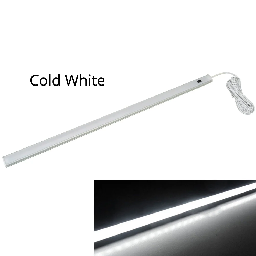 Cold White 4 Вт/7 Вт Светодиодная подсветка под шкаф бар датчик движения Дисплей Чехол шкаф ночной Светильник s Шкаф для ламп Внутреннее освещение - Цвет: Cold White