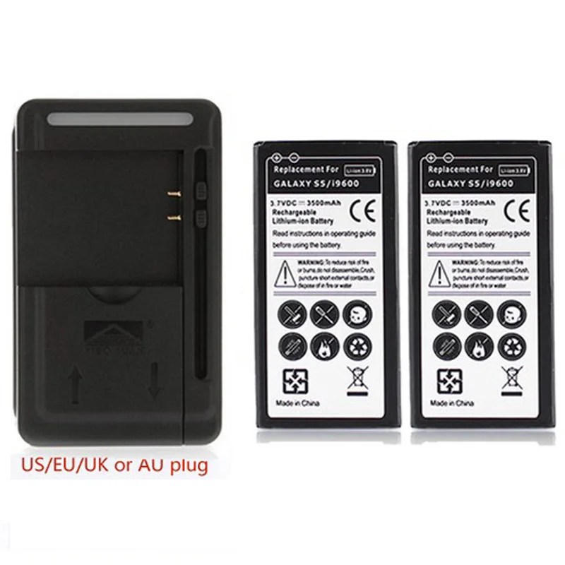 For Samsung Galaxy S5 i9600 2pcs 3500mAh Phone Replacement