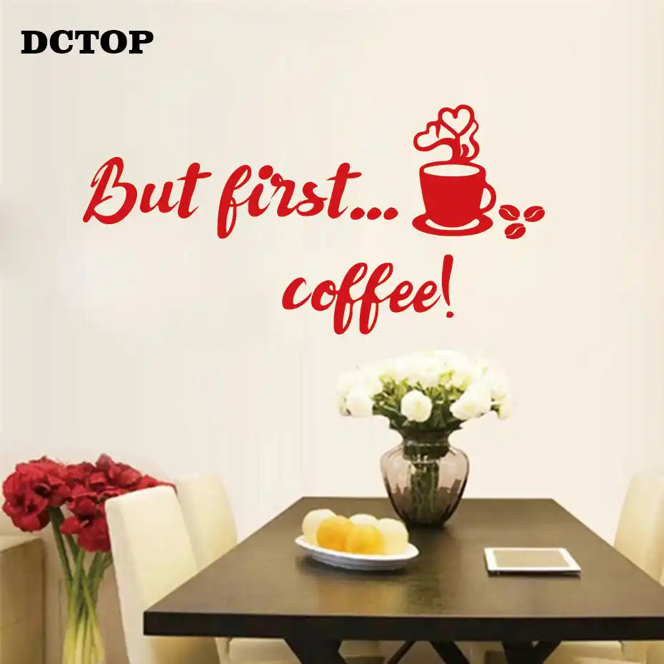 Pero El Primer Signo De Cafe Pegatina De Pared Decoracion Del