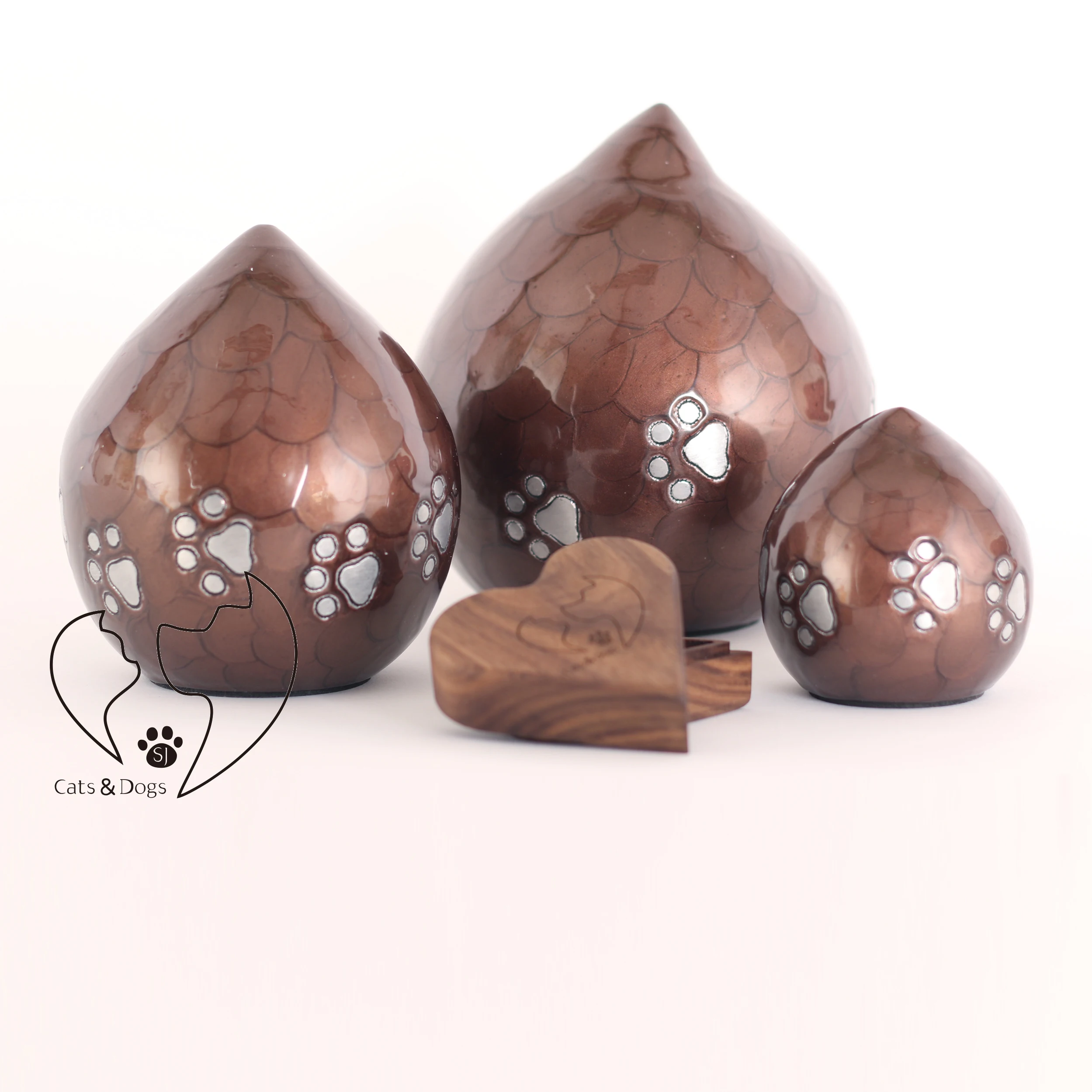 

Ceramic Pet Urn Small Animal Cremation Urn Cinerary Casket