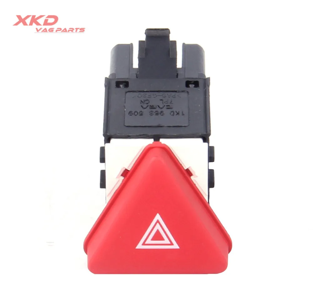 Red Hazard Warning Switch Button For VW Golf Gti Jetta MK5 Rabbit 1K0953509A / 1K0 953 509 Ain