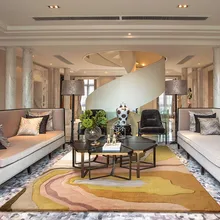 Утолщенный шерстяной ковер, большой размер 80% шерсть Искусство гостиная ковер прикроватный коврик оформление дома ковер на заказ