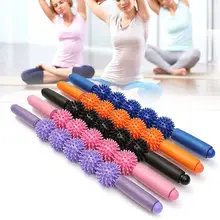 Валик для мышц Массажная палка йога оборудование для фитнеса Кроссфит мышечный триггер точка Йога ролики для массажа ног тело рука назад плечо мышцы