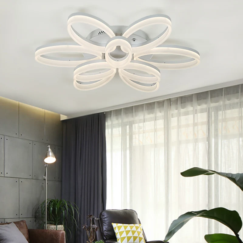 

IPROLED 177w CCT and brightness dimmable by 2.4G remote or smart phone app 9 ring surface mounted led ceiling light