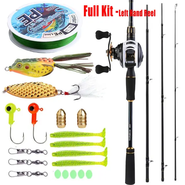 baitcaster fishing rod and reel