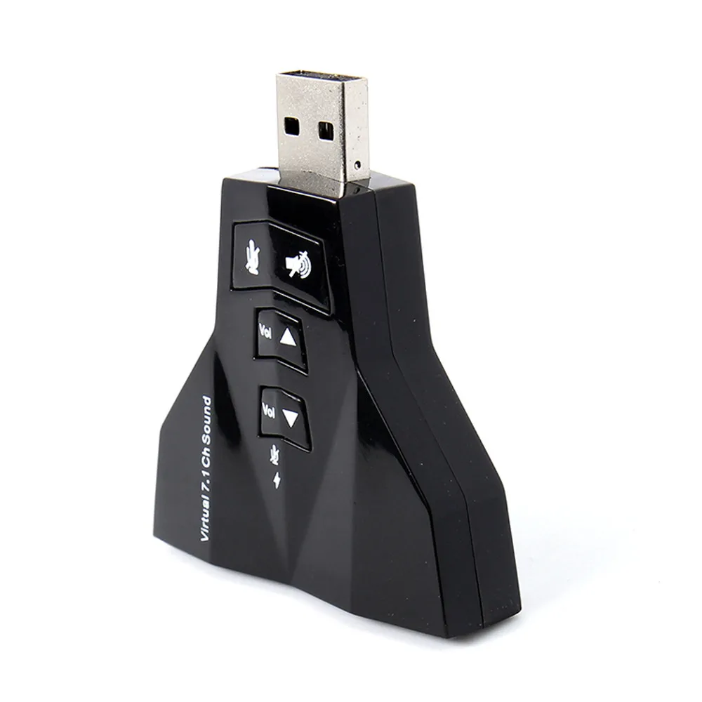 Mokingtop Новое поступление 7,1 канальный USB 2,0 продлить 3D Аудио карты конвертер двойная звуковая карта адаптера Mic Динамик#30