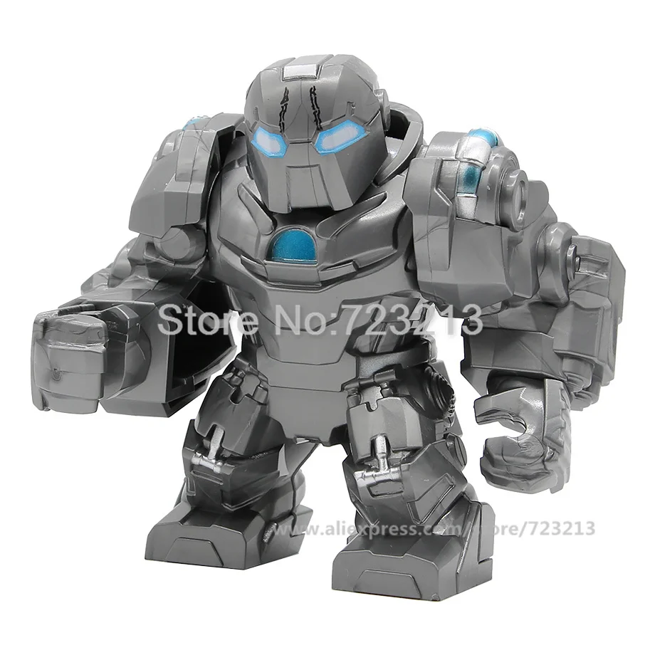 Super Hero Whiplash Iron Monger Iron Man Hulkbuster Single Figure Set Avengers Endgame Building Blocks Model Bricks Kits Toys
