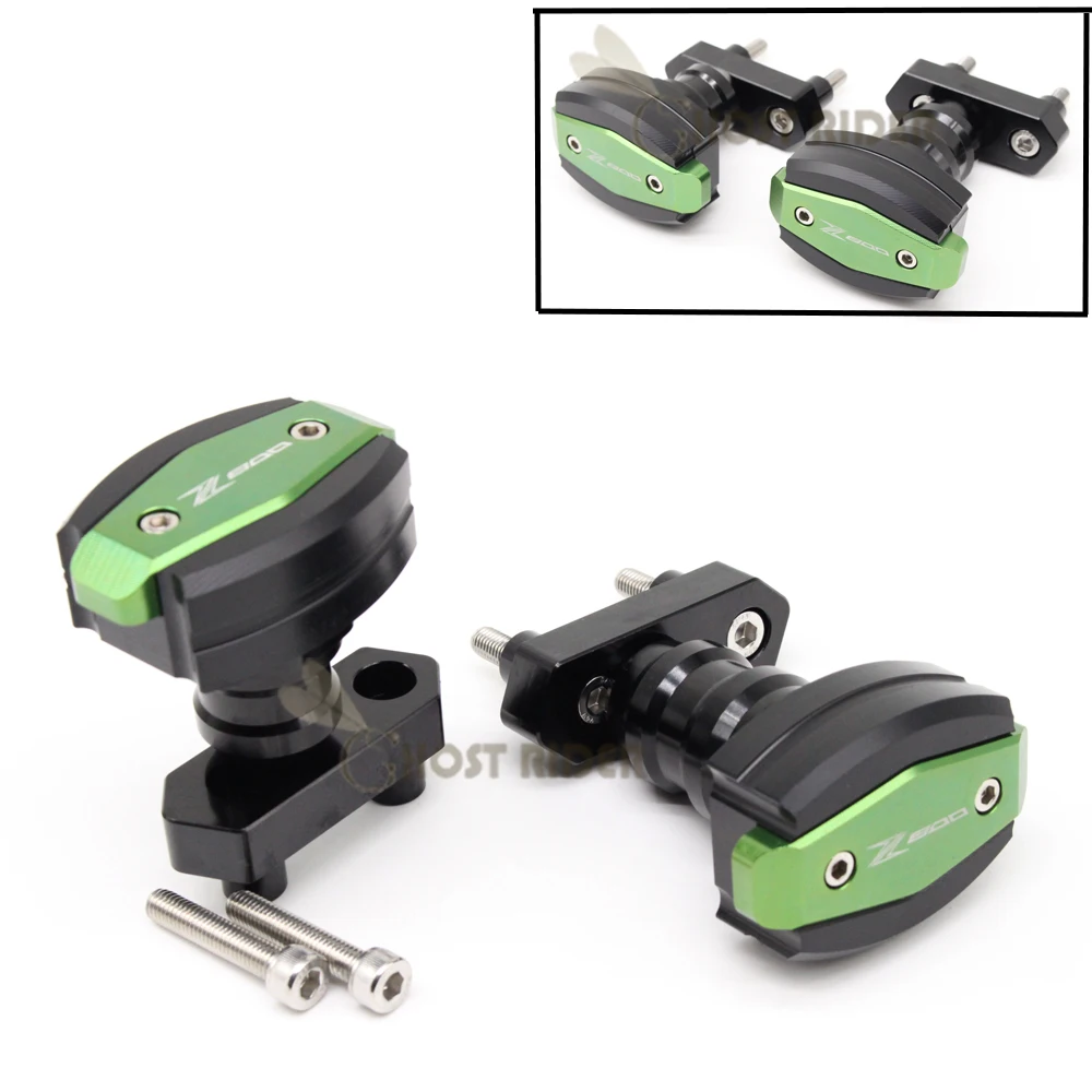 

Motorcycle CNC Aluminum Left and Right Frame Slider Anti Crash Protector For Kawasaki Z800 2013 2014 2015 2016 2017
