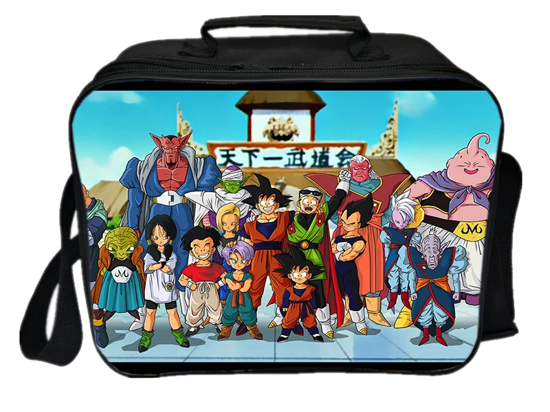 Для учеников, мальчиков и девочек работник красивый Dragon Ball Z LunchBag красивый Гоку Для мужчин Для женщин кулер бурильного замка