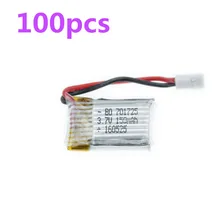 100 шт 3,7 V 150mAh Eachine H8 JJRC H8 Mini li-po батарея rc Квадрокоптер вертолет запчасти