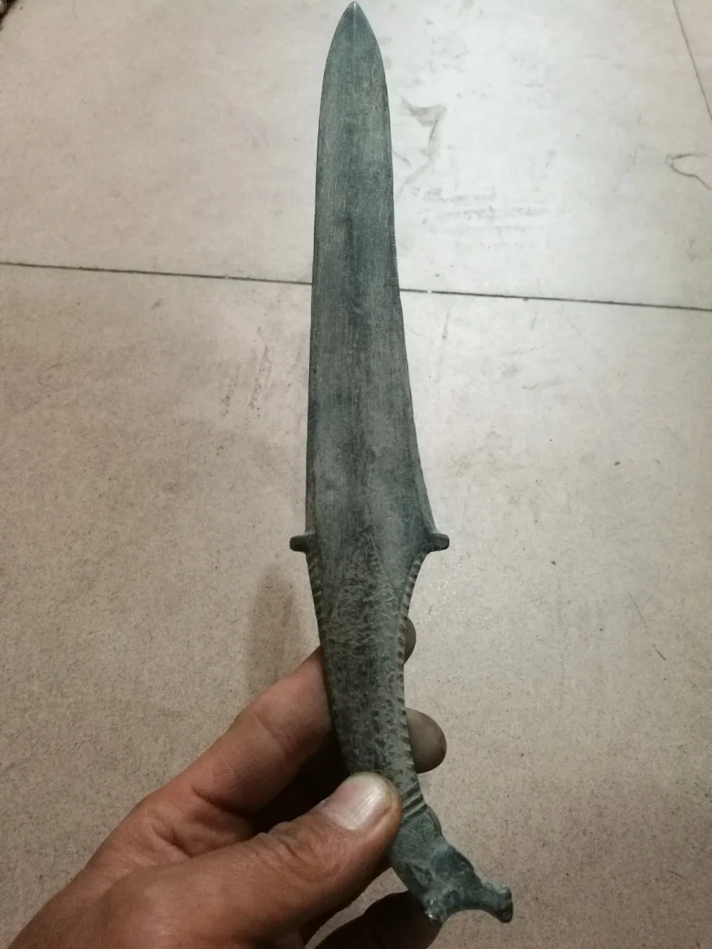 

28cm/ old bronze Weapon,Collection China bronze dagger