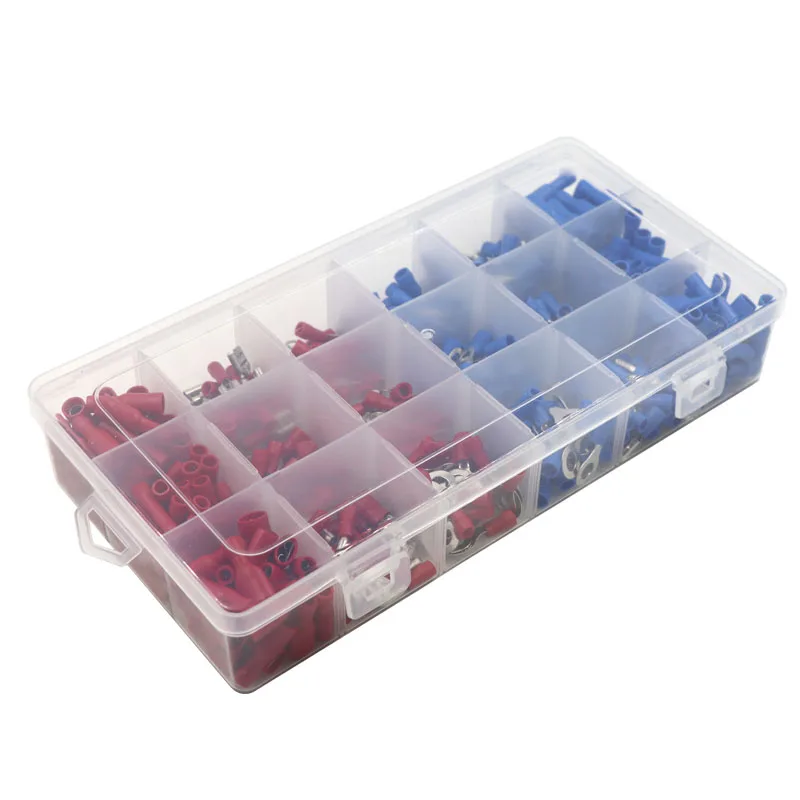 700PCS Insulated Terminal Block Cord End Wire Connector Electrical Crimp Terminato E6012 E2508 E4009 E0508 E1008 E1508 E7508