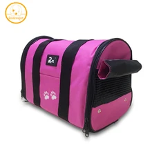 Удобная переноска, мягкая, для путешествий, для питомцев, Petmate, питомник, для кошек, собак, переноска S/L, красного цвета, для маленьких собак, для домашних животных, сумка PA03