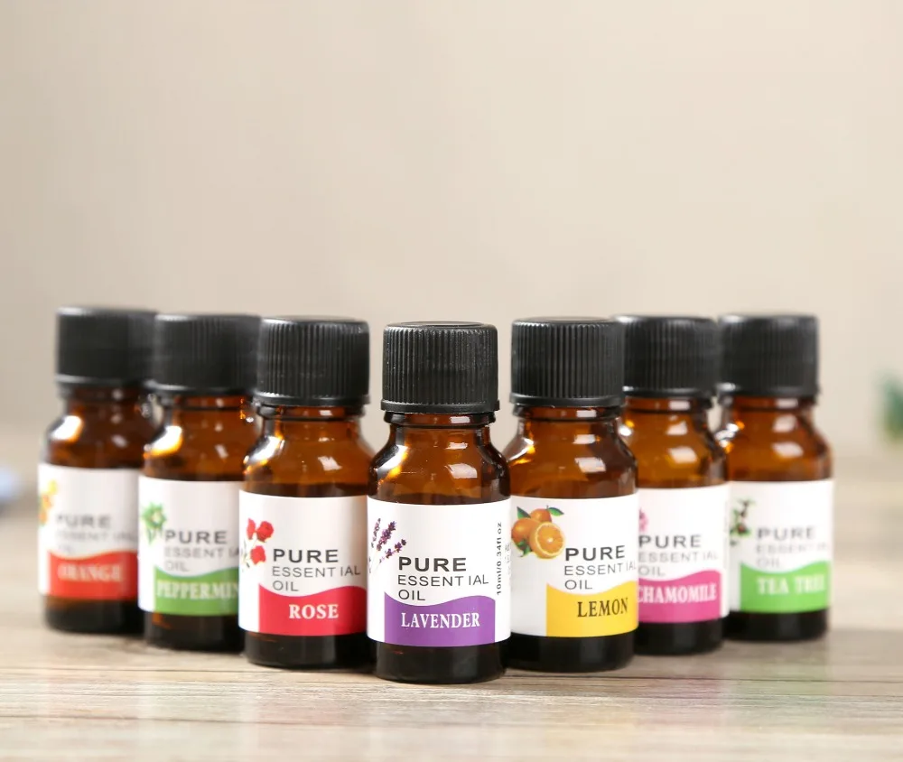 Online 10 Ml Orange Lavender Minyak Esensial untuk Aromaterapi Minyak Esensial Alami Tubuh Rileks Membantu Tidur Tanaman Essentielle Perawatan Kulit