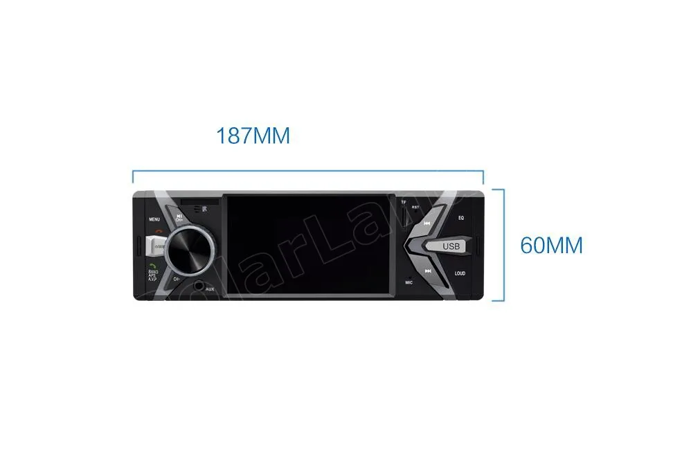 2 видеовыхода 12 в Bluetooth ручной работы 4 дюйма авто радио USB TF FM MP4 MP5 fm-плеер Высокое качество 1 Din