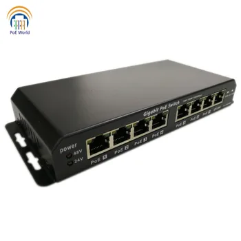 

Gigabit Mode A &B PoE switch Gigabit Power Over Ethernet Switch with 7 PoE output PoE Extender for VOIP Phone IP Camera, Wifi AP
