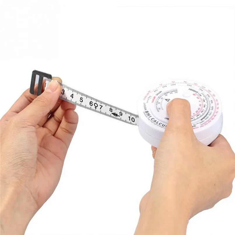 Body Mass Measuring Tape w BMI Calculator - Fitness Weight Loss Muscle Fat Test #4l19 (10)