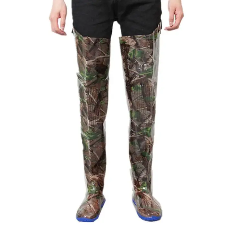 Pesca Botas Prova the 1 De Não Wellies deslizamento À Sapatos Rouroliu Over Blue camouflage Rt320 80cm Chuva Do Homens Segurança Inverno Grosso D' knee camouflage camouflage Pvc Água Trabalho 2 camouflage Outono 70cm Uw8Aat