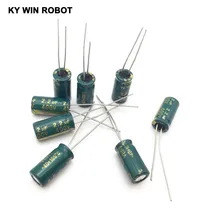 50 шт. 400V 2,2 мкФ 6x12 мм 105C радиальные высокочастотный низкое сопротивление электролитический конденсатор с алюминиевой крышкой, 2,2 мкФ 400V