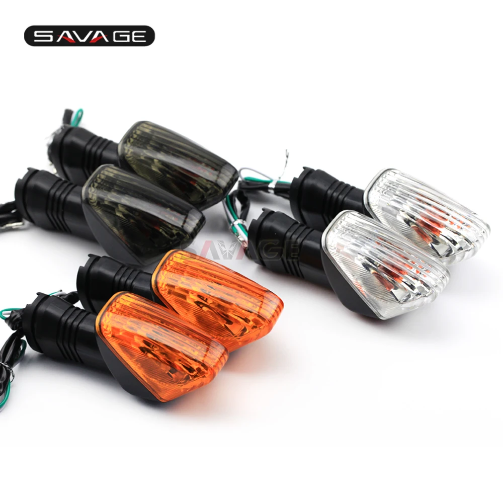 Передний сигнал поворота для KAWASAKI Z750S KLR650 KLE500 KLE650 ZX 6RR 6R ZX636 аксессуары мотоциклов