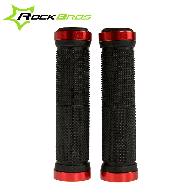 RockBros Ultralight MTB Mountain Bike Rubber Lock on Grips Non slip Bicycle Handlebar Cycling Riding Grips