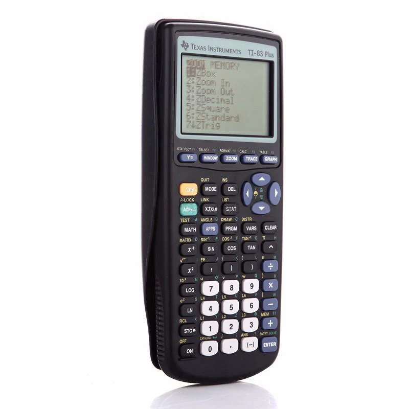 2018 تكساس إنسترومنتس جديد Ti-83 زائد الرسوم البيانية حاسبة بيع تعزيز 10 Led المحمولة حاسبة Calculatrice