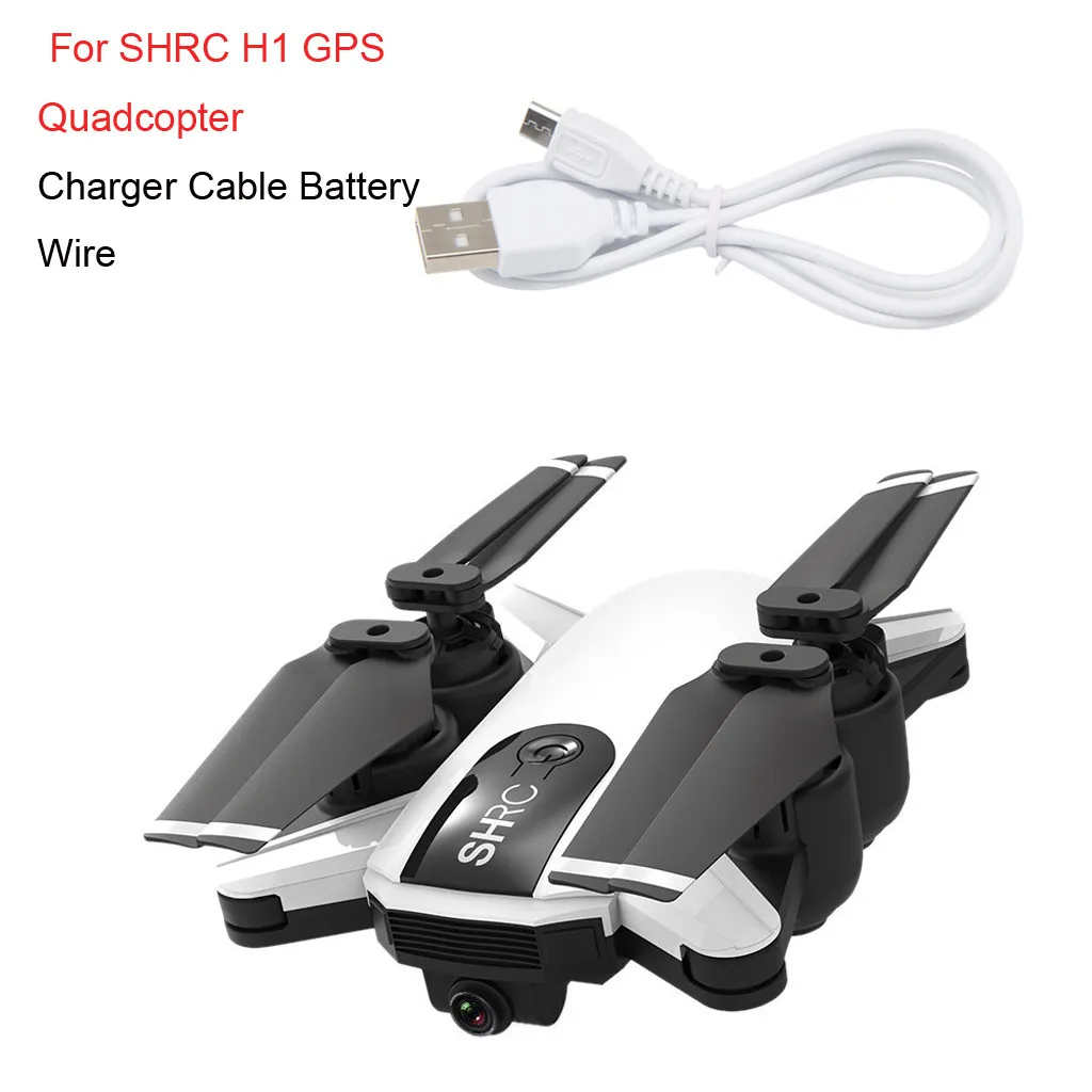

Suitable Charging 3.7V USB Charger Cable Battery Wire For SHRC H1 GPS RC Quadcopter convenient and practical accessories