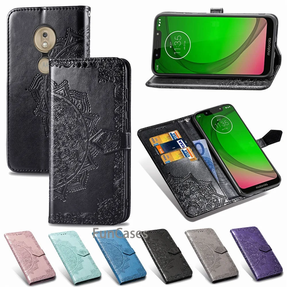 Для Motorola Moto G7 Мощность магнитная кожа флип чехол слот для карт бумажник телефона