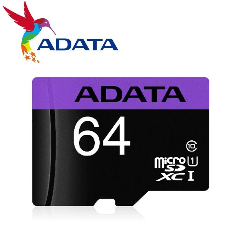 Карта памяти ADATA 16 Гб/32 ГБ/64 ГБ флэш-карты памяти Microsd TF/SD карты для смартфона/планшета