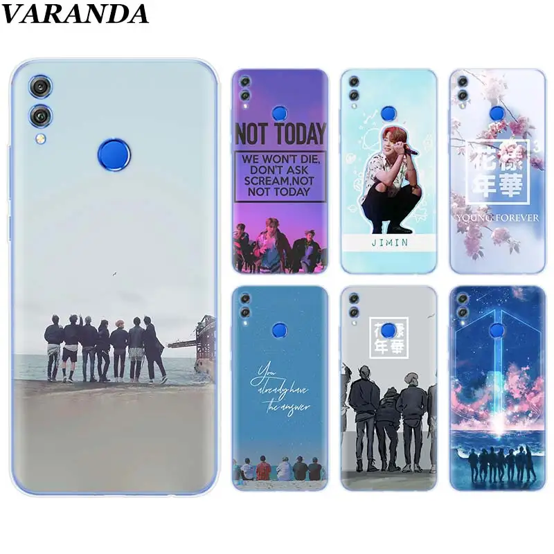 

Young Forever Fllowers Soft Case for Huawei Honor 8X 8C 8S 8A 9 10 Lite 20i View 20 Y6 Y7 Y9 2019 Case Coque