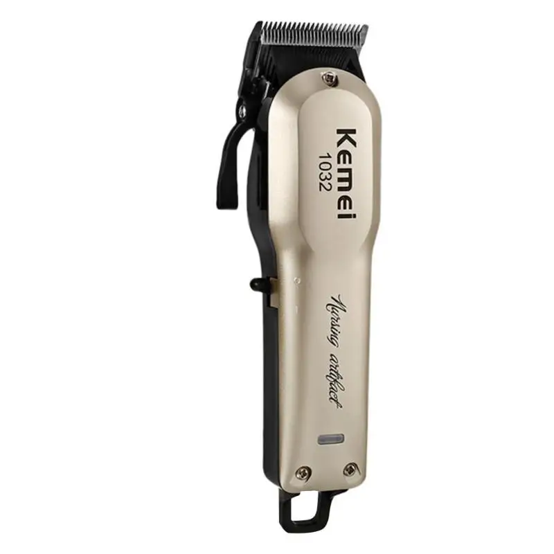 

Kemei KM-1032 Electric Cordless Hair Clipper Beard Trimmer Shaving Cutting Razor Machine with 4 Guide Combs Rechargeable for Men