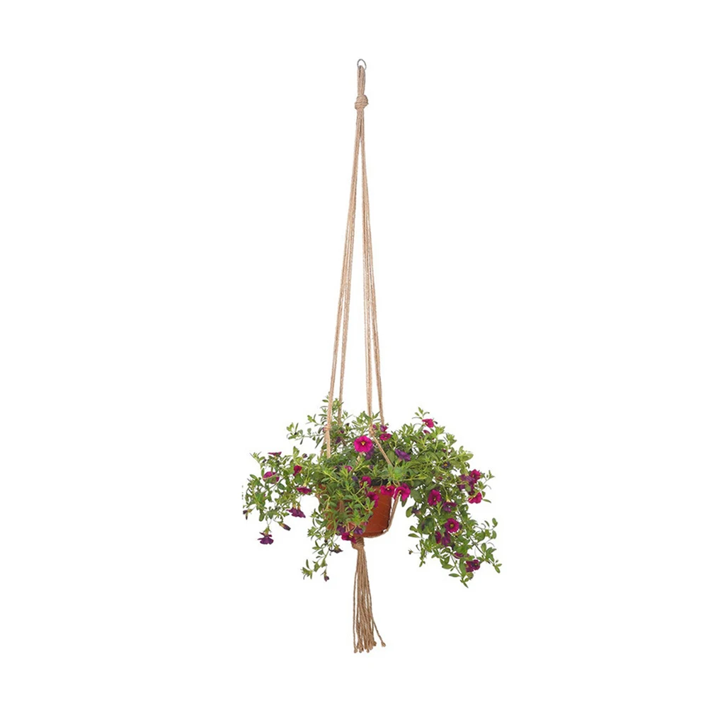 Konesky Macrame вешалки для растений-3 упаковки ручной работы в помещении Настенное подвесное кашпо держатель для растений-современный держатель для горшка Декор