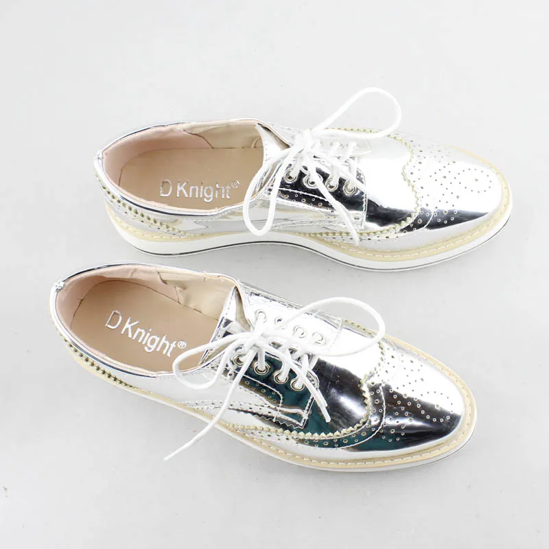 gold oxfords womens