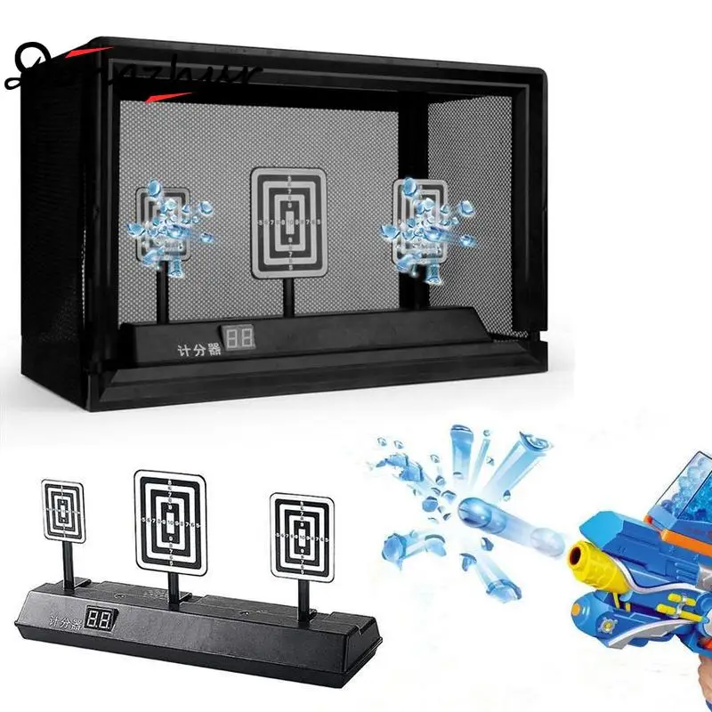 

Gun Toy Accessories Electric Shooting Scoring Target 3S Automatic Restore for Electric Bursts of Water Pistol Children Outdoor
