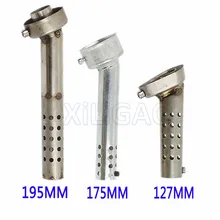 Универсальный глушитель выхлопной трубы мотоцикла регулируемый глушитель дБ труба-убийца наконечник для мотогонок 48/57 мм Высокое качество MF009