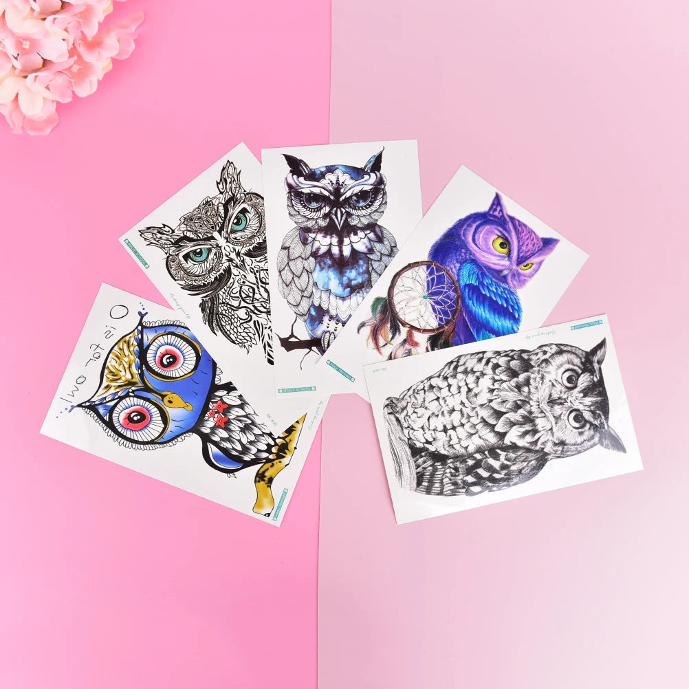 للماء الذراع البومة فلاش الوشم كم كبير المرأة المؤقتة وشم على شكل رسوم للجسم ملصقا للماء الذراع البومة فلاش الوشم كم كبير المرأة المؤقتة وشم على شكل رسوم للجسم ملصقا