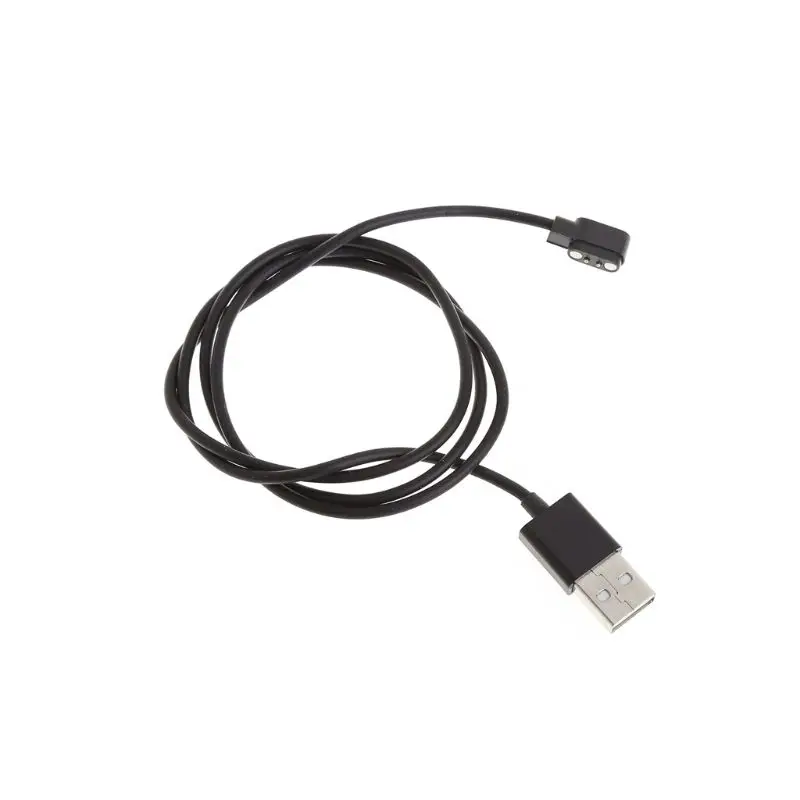 

Magnetic Charge Charging Cable For Smart Watch with Magnetics Plug For 2 Pins Distances 4mm Black Novel Power Charger Cable