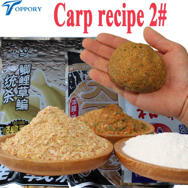 

Toppory Herabuna Carp Fishing Bait Nozzles 2# Strong Fishy Flavor Dough with Sticky Powder Bait Additive Pond Lake Groundbait