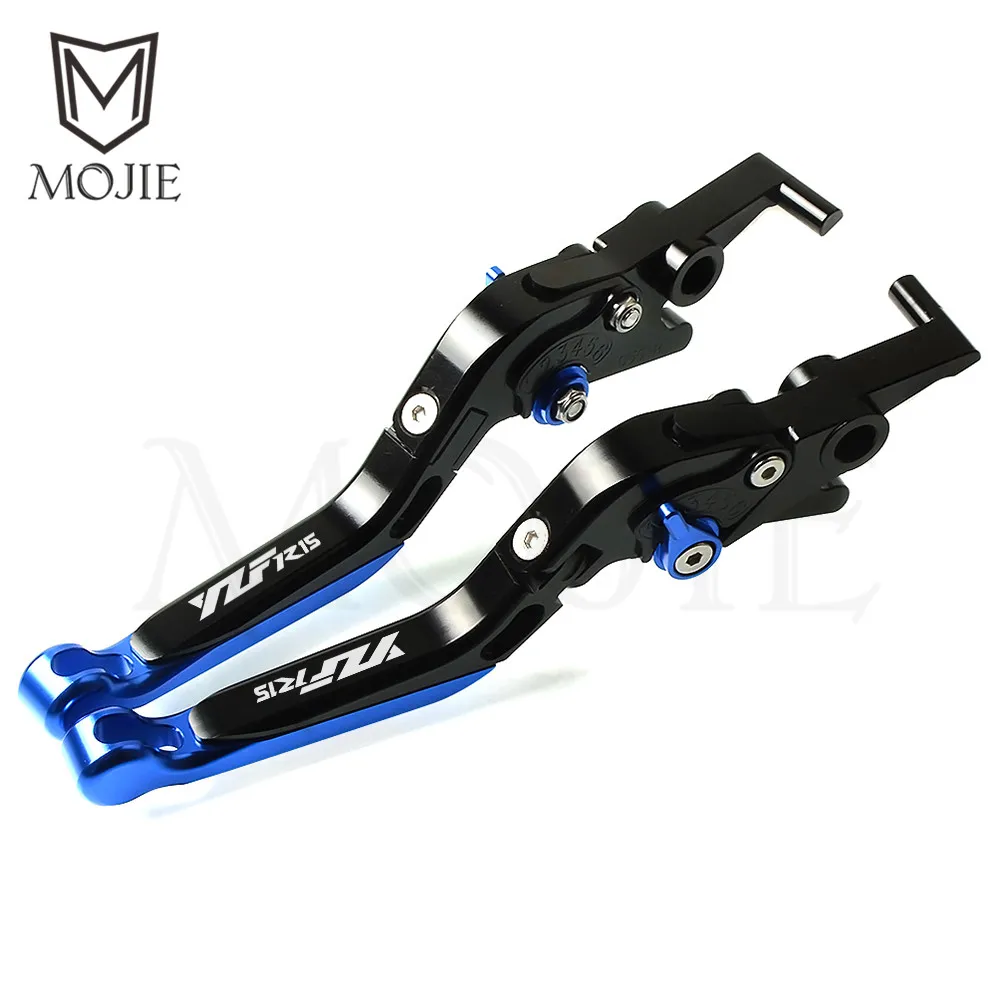 YZFR15 17-18 BU Для Yamaha YZF R15 YZF-R15 2008- 2009 2010 2011- CNC мотоцикл складной выдвижной Регулируемые тормозные рычаги сцепления - Цвет: YZFR15 17-18 BU